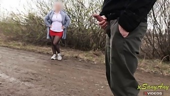 Public Peeping Tom Captures Mom'S Interest In His Exposed Genitals