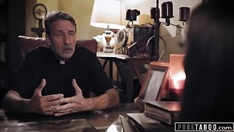 A Young Bride-To-Be Gets Punished And Dominated By A Priest In A Forbidden Encounter