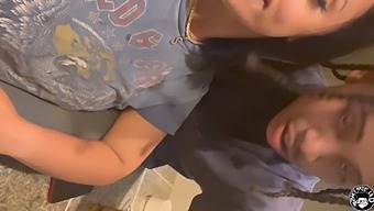 Stepmother With Large Breast Has Oral Sex With Stepson While Father Is Not At Home Part 2