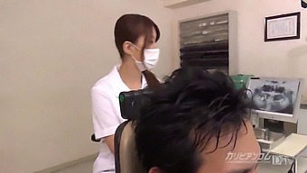 Dentist'S Table Becomes A Playground For Big Natural Tits