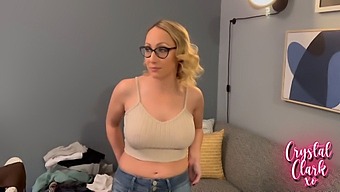 Beautiful Blonde Stepmother Gives Great Blow Job In College Dorm
