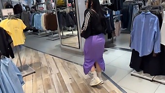 Beautiful Colombian Couple’s Hot And Steamy Deep Throat Experience At The Mall