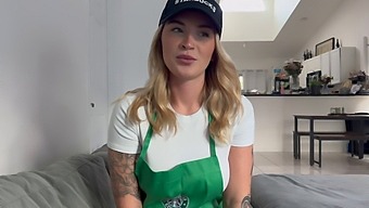 Big Tits Homemade Brunette Gets Fucked On A Work Break
