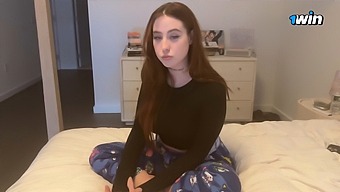 Hot Redhead Student Gets Step-Sis Creampie Before Class